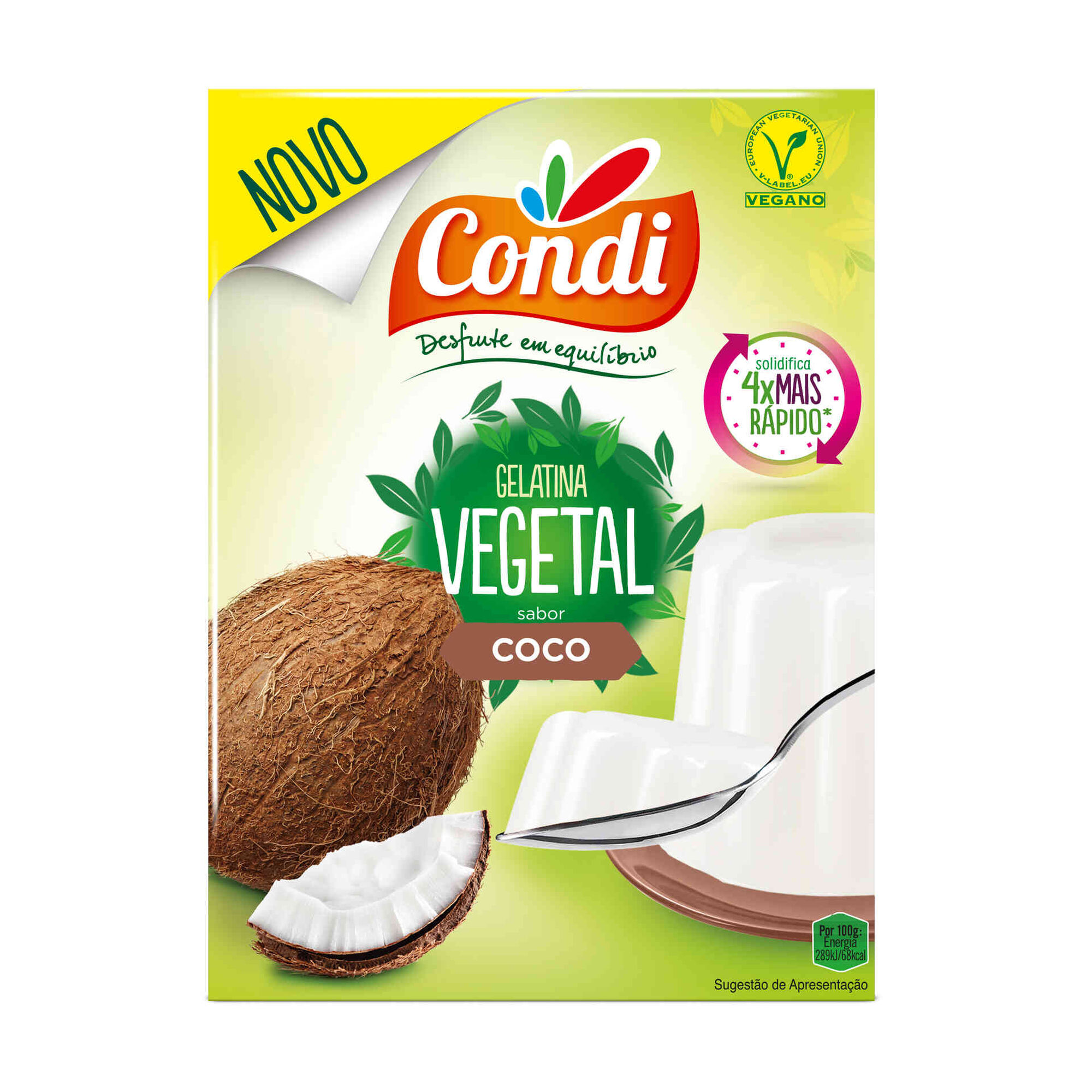 Gelatina em Pó Vegetal de Coco