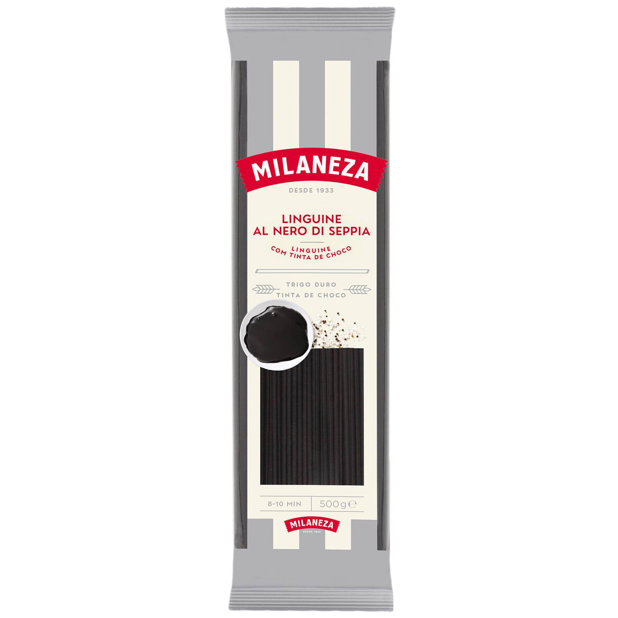 Massa Linguine com Tinta de Choco Al Nero di Seppia