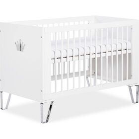 Cama de Grades Madeira 120x60cm Branca Blanka Cama de Grades Madeira 120x60cm Branca Blanka