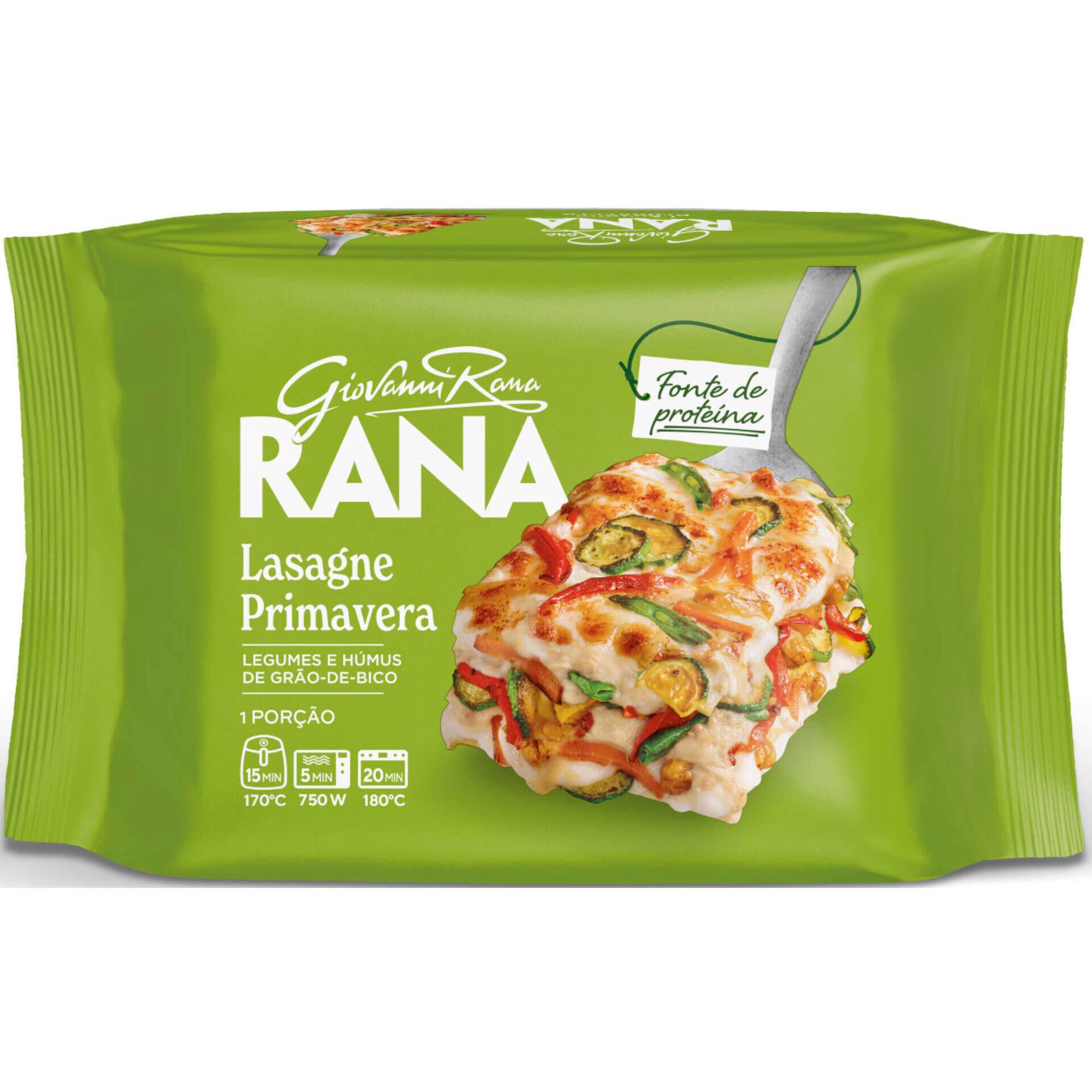 Lasanha de Legumes e H&uacute;mus de Gr&atilde;o de Bico Rana