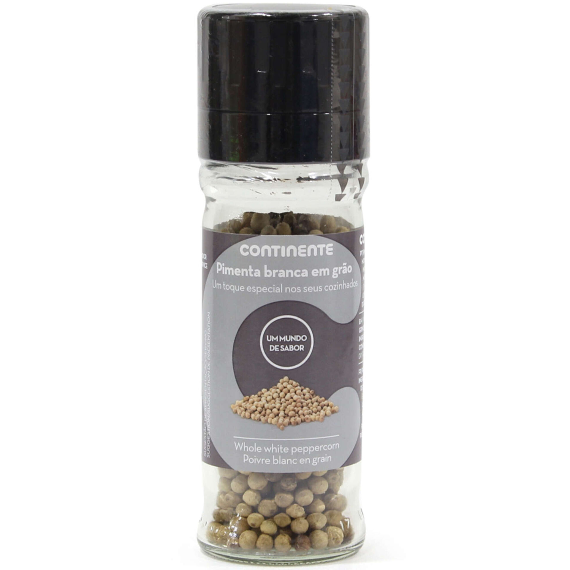 Pimenta Branca com Moínho em Frasco
