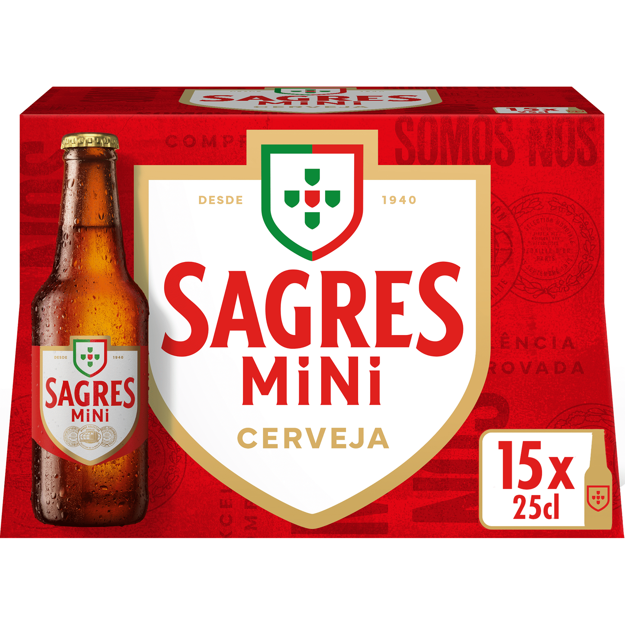 Cerveja com &Aacute;lcool Sagres Mini