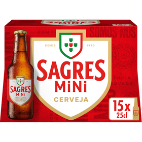Cerveja com &Aacute;lcool Sagres Mini