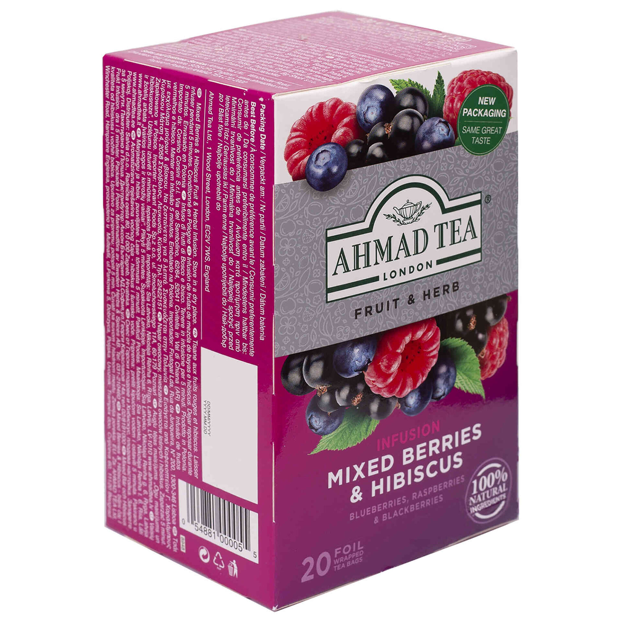 Infus&atilde;o Frutos Vermelhos Saquetas