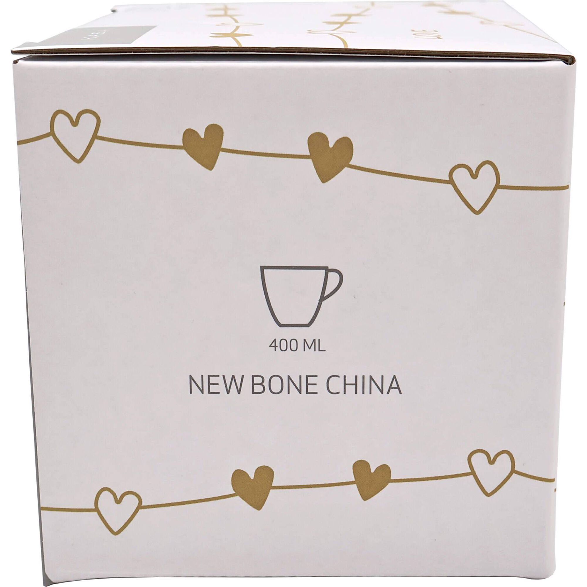 Caneca Cora&ccedil;&otilde;es Dourados Love Kasa