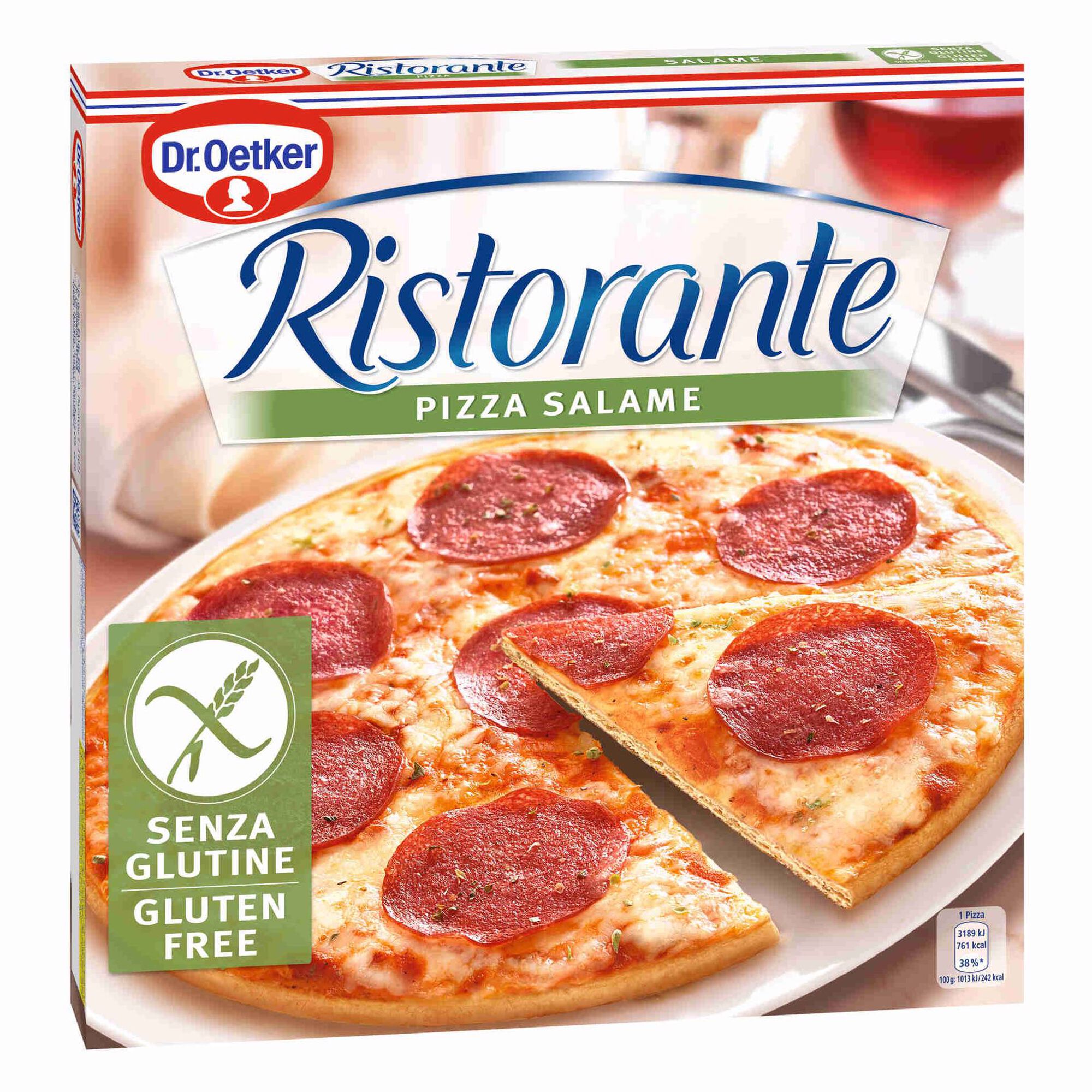 Pizza Ristorante de Salame sem Glúten