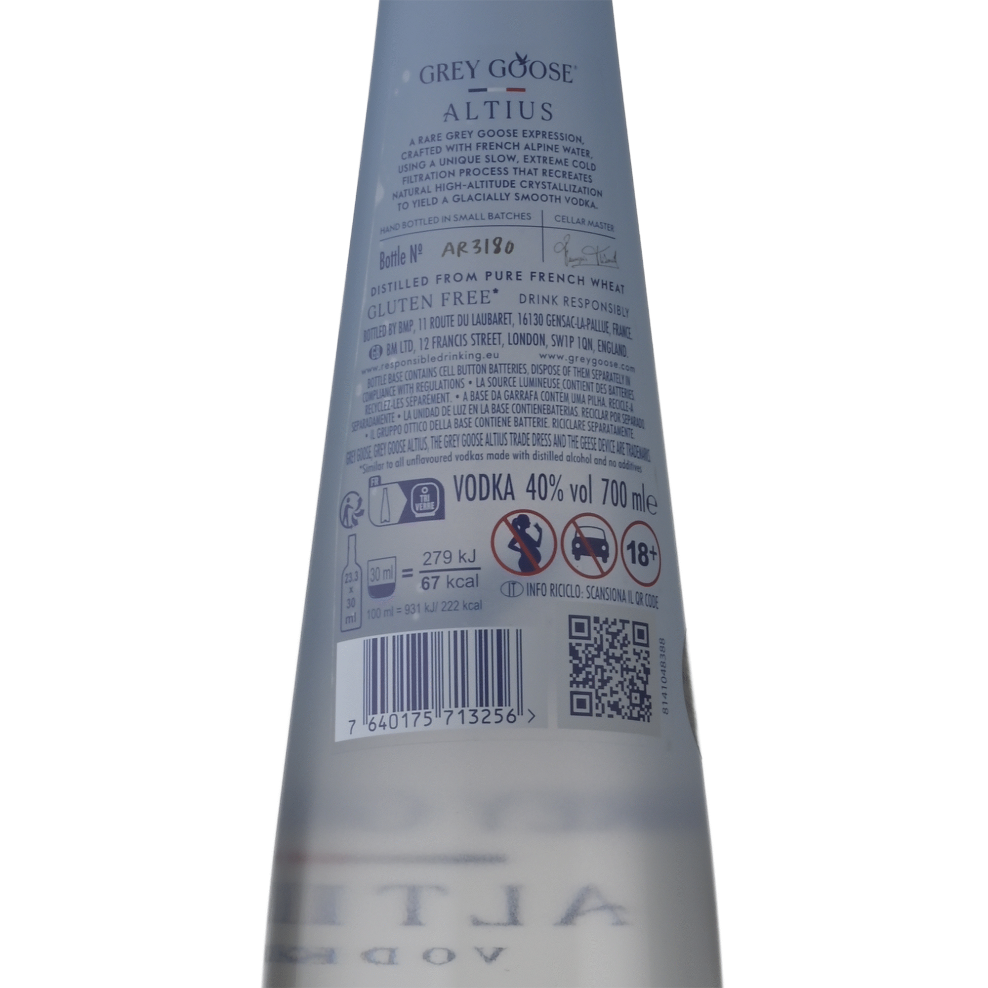Grey Goose Vodka Altius