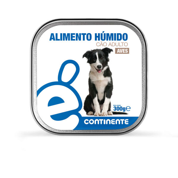 Comida Húmida para Cão Adulto Aves É Continente