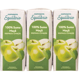 Sumo 100% Maçã Continente Equilíbrio