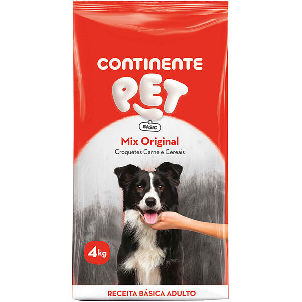 Ração para Cão Adulto Carne e Cereais Continente Pet Basic