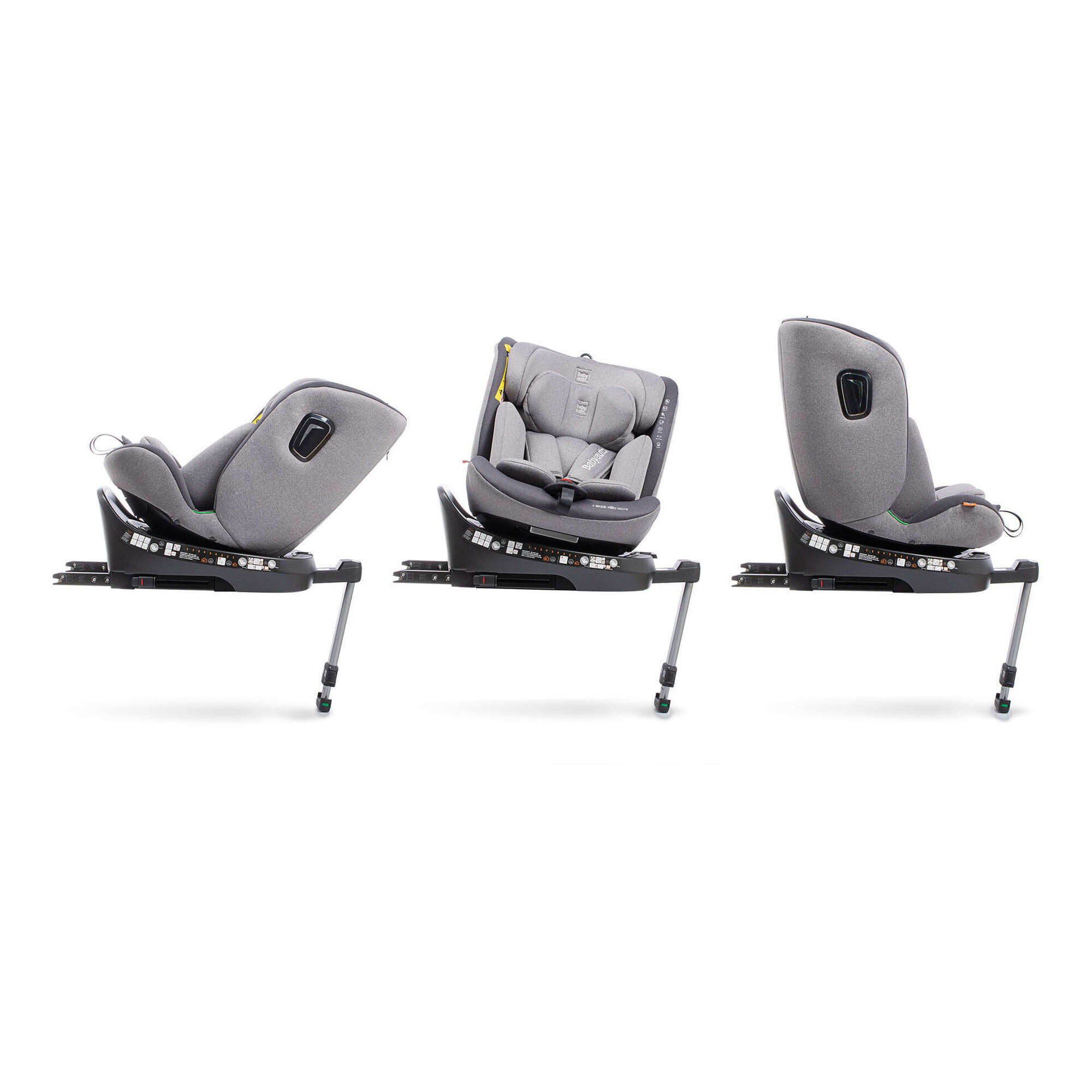 Cadeira Auto I-Size 40-150cm Isofix Cinza Aitana Babyauto