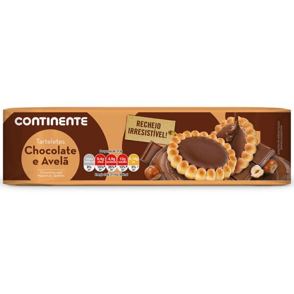 Tarteletes Chocolate de Avelã Continente