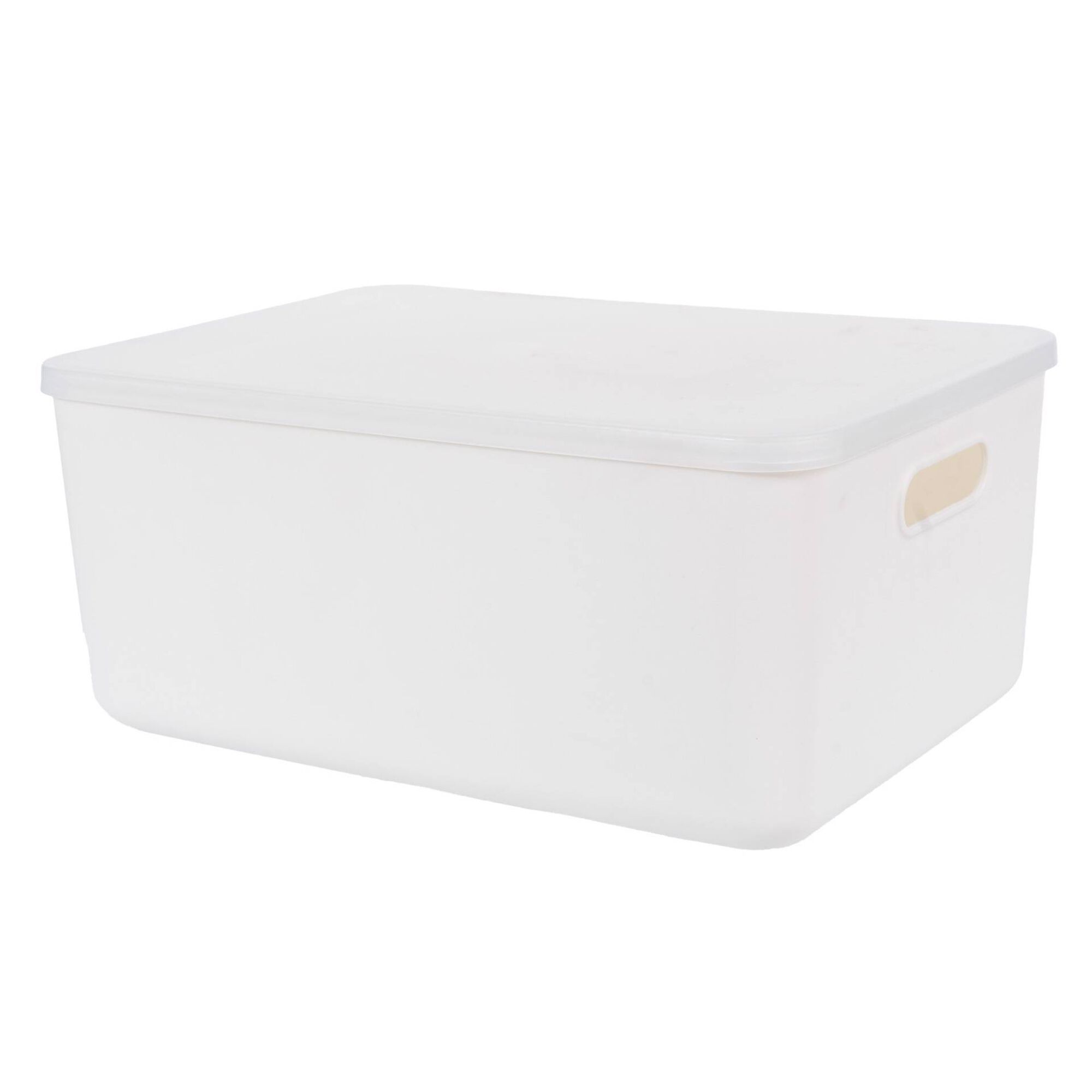 Caixa Arruma&ccedil;&atilde;o Pl&aacute;stico Branca