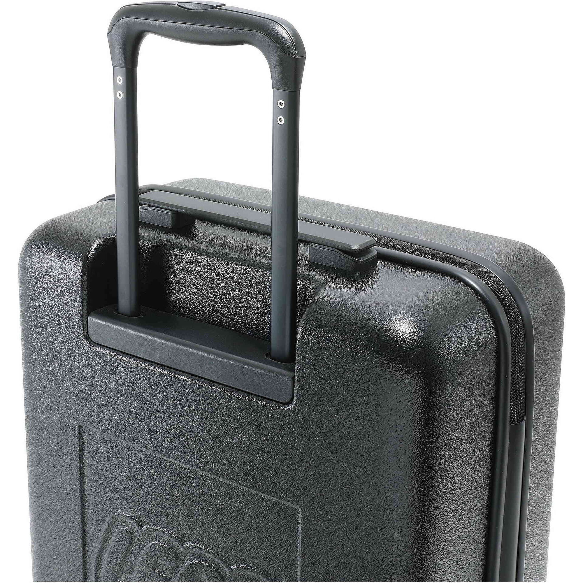 Mala de Cabine 4 Rodas Preto e Cinza Brick