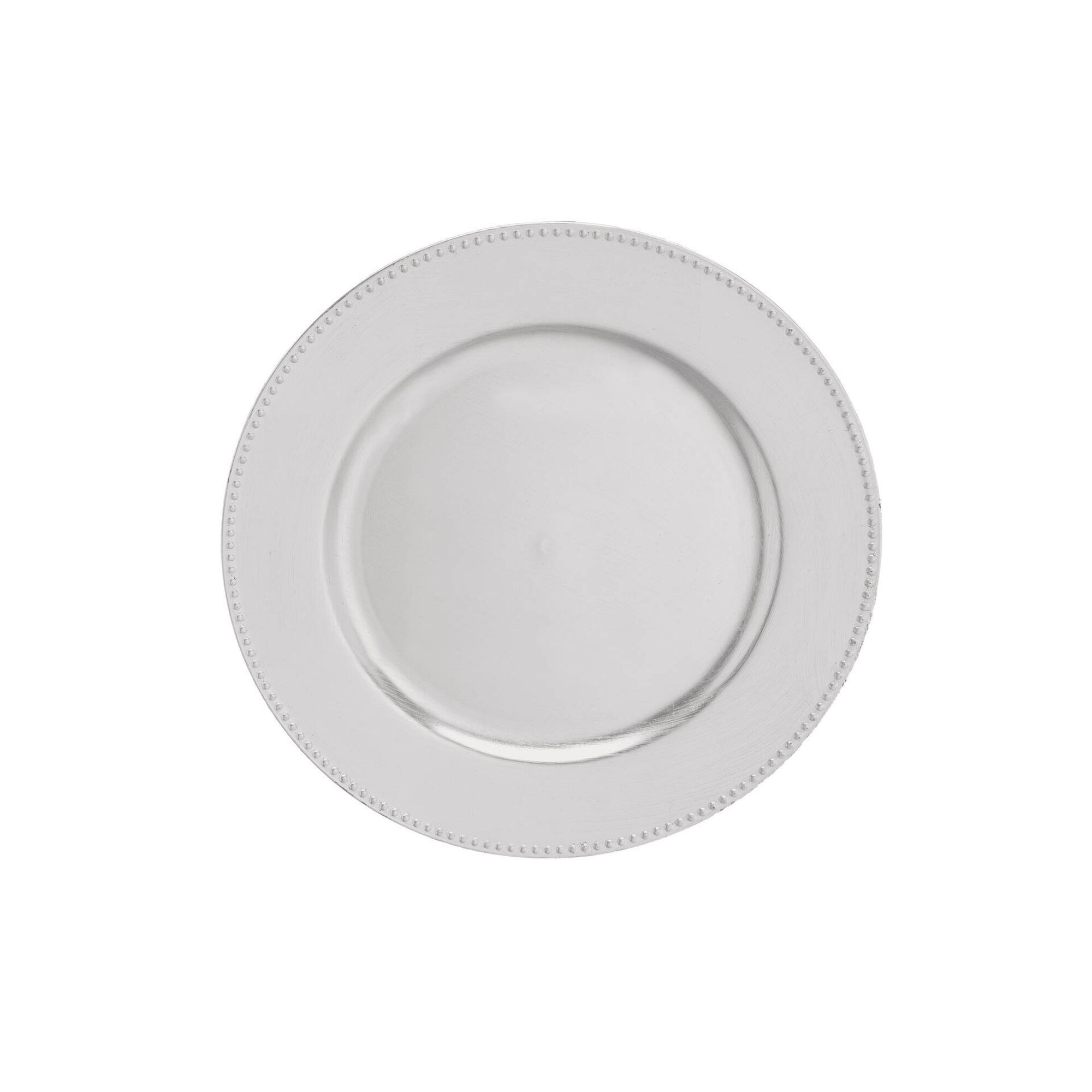 Prato Marcador 33cm Prateado