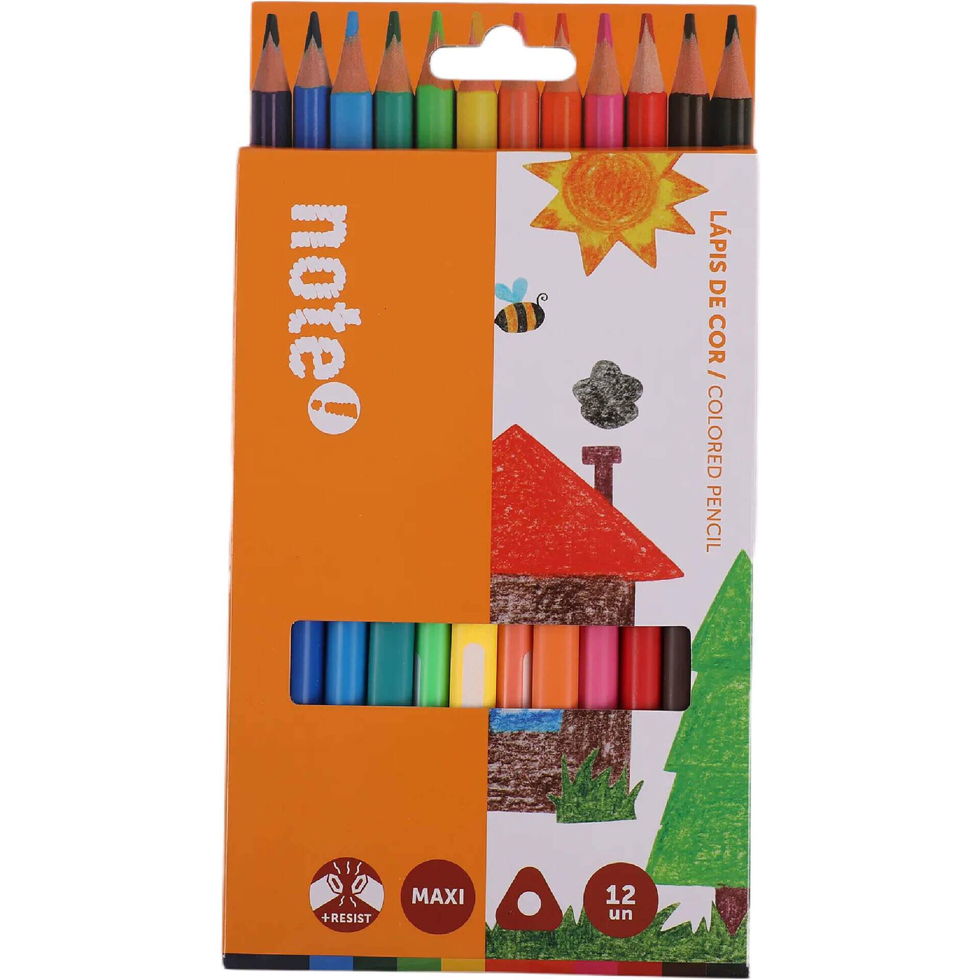 Lápis de Cor Maxi Lápis de Cor Maxi