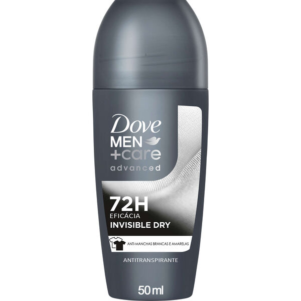Desodorizante Roll-On Invisible Dry 72h Dove Men +Care