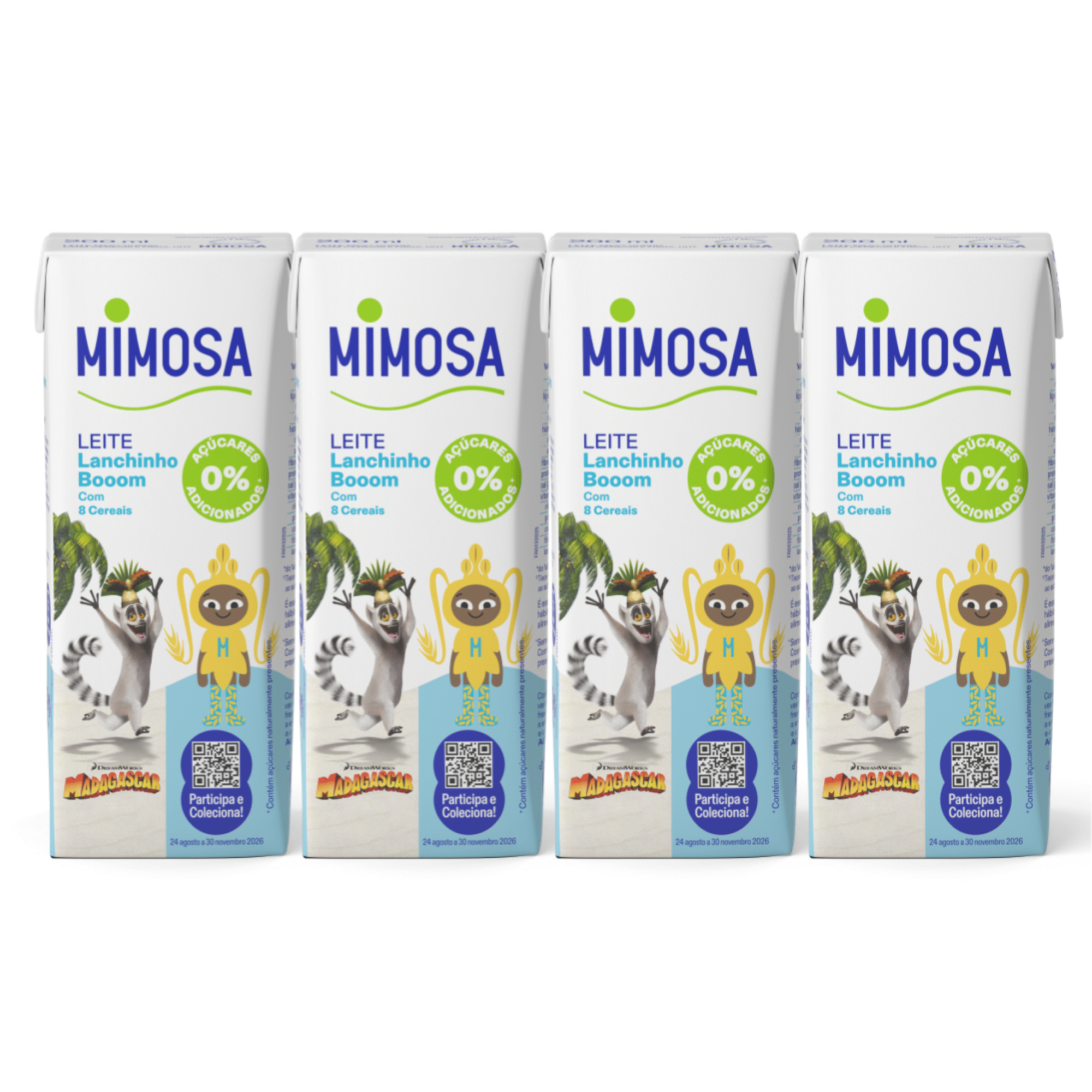 Leite Aromatizado com Cereais Mimosa
