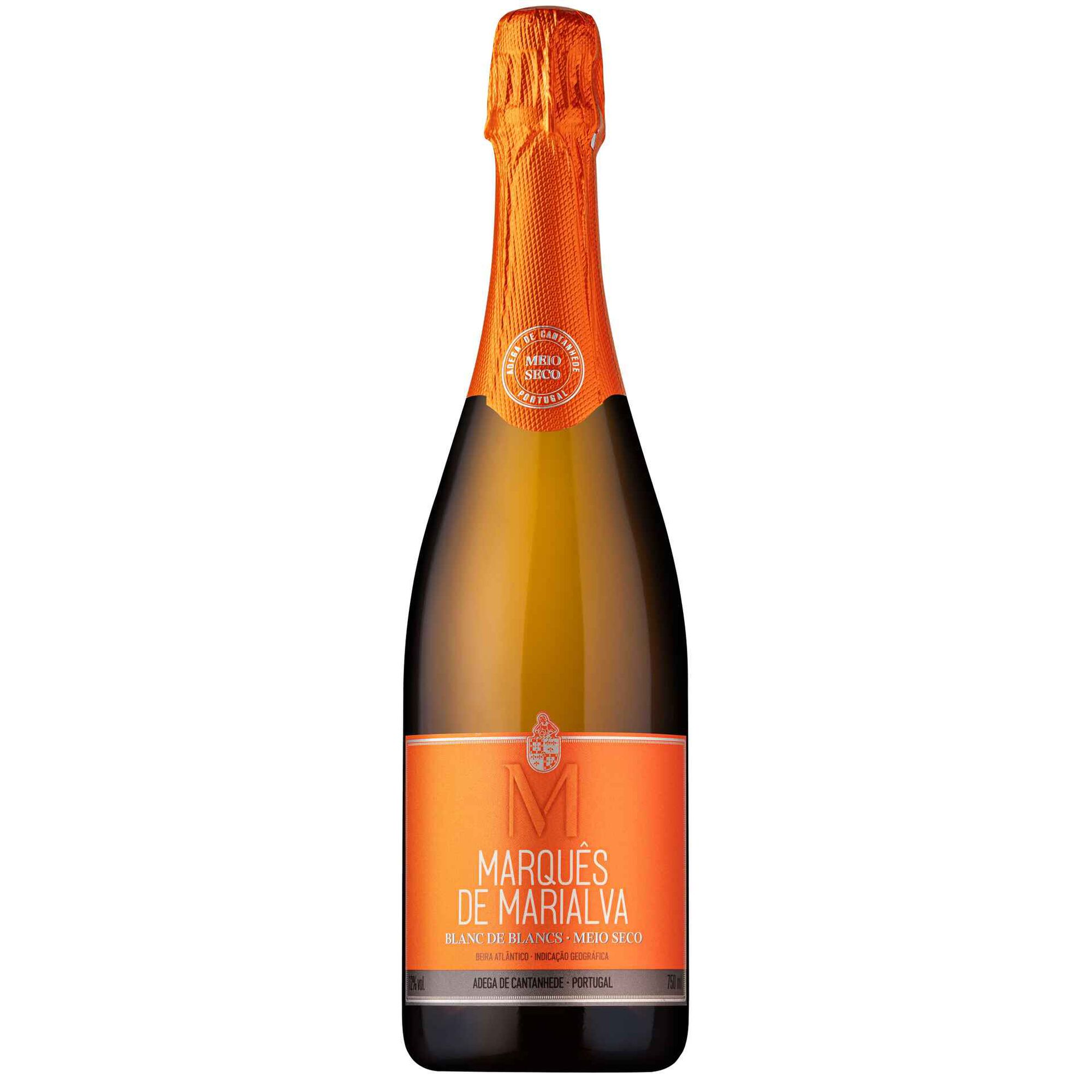 Espumante Marquês de Marialva Blanc de Blancs Regional Beira Atlântico Branco Meio Seco
