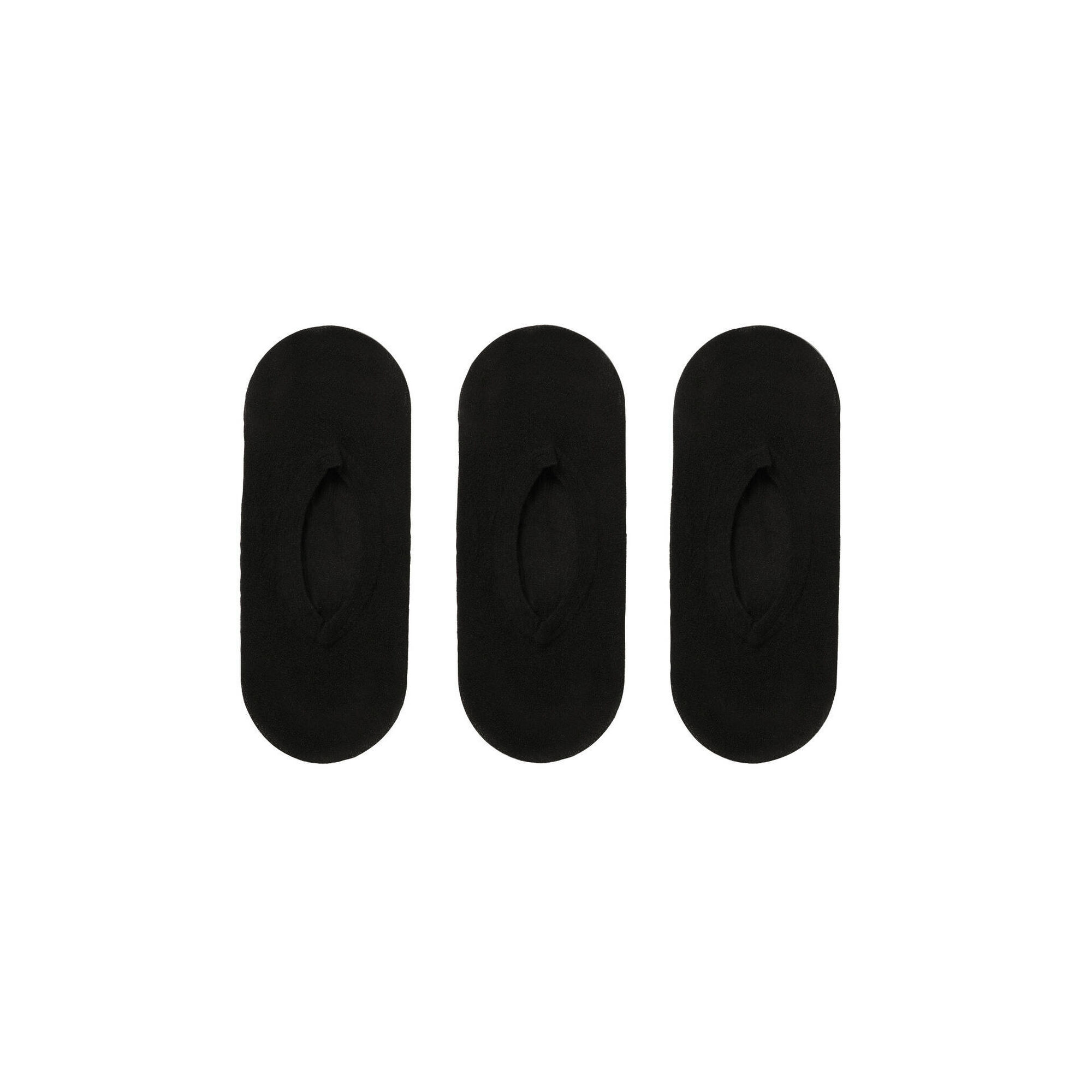 Mini-meias Transparentes Preto Mulher
