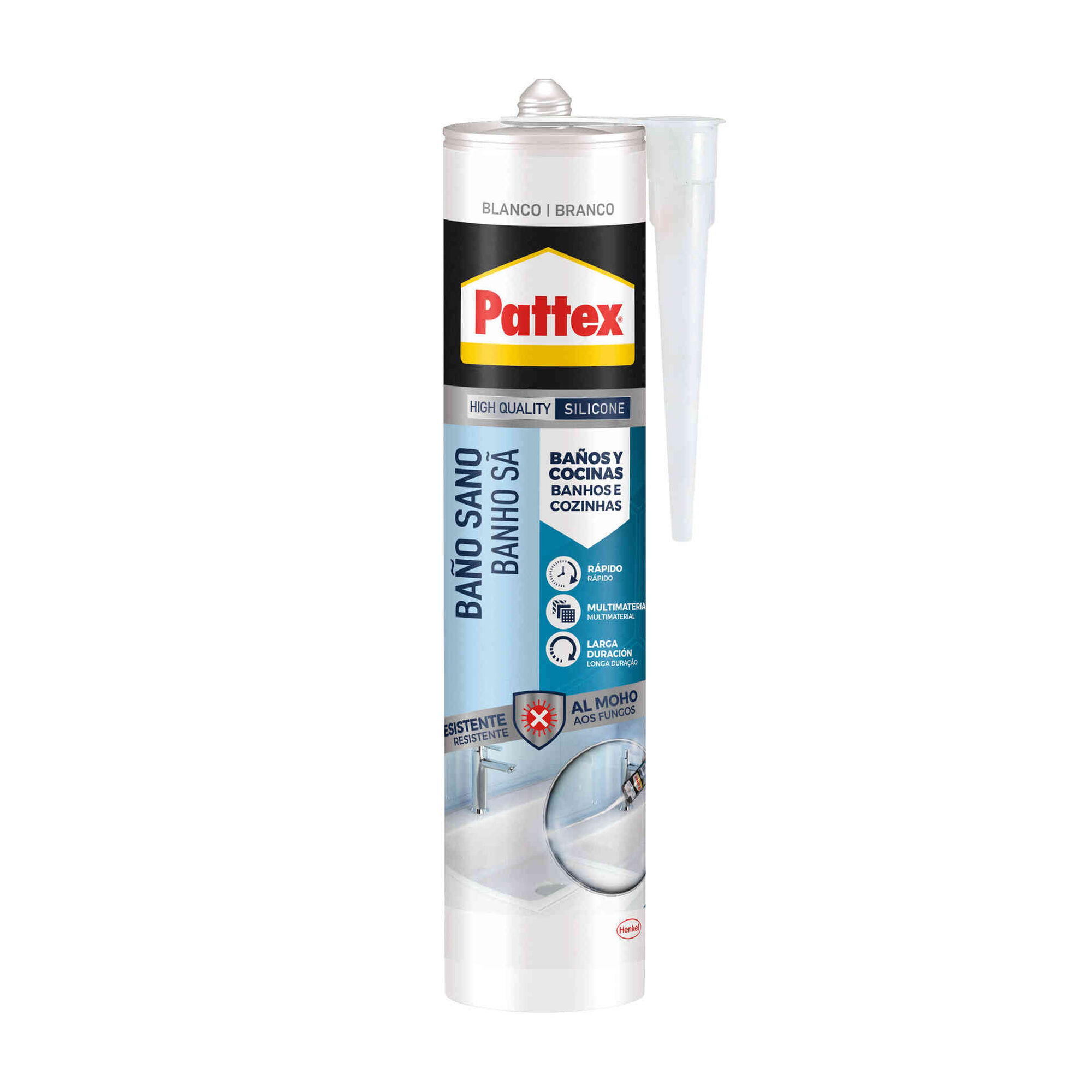 Silicone Banhos e Cozinha 280ml Branco Silicone Banhos e Cozinha 280ml Branco