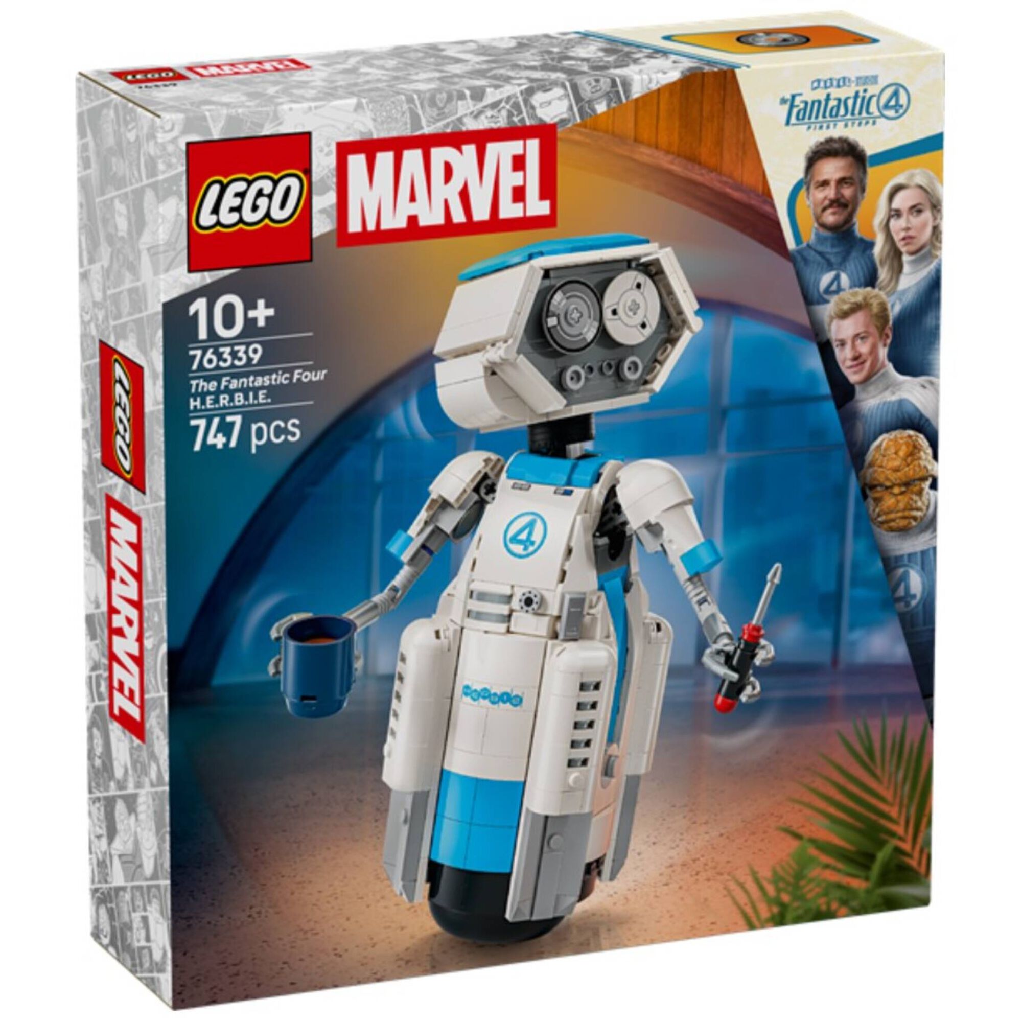 LEGO Marvel - O Quarteto Fant&aacute;stico &ndash; H.E.R.B.I.E. - 76339