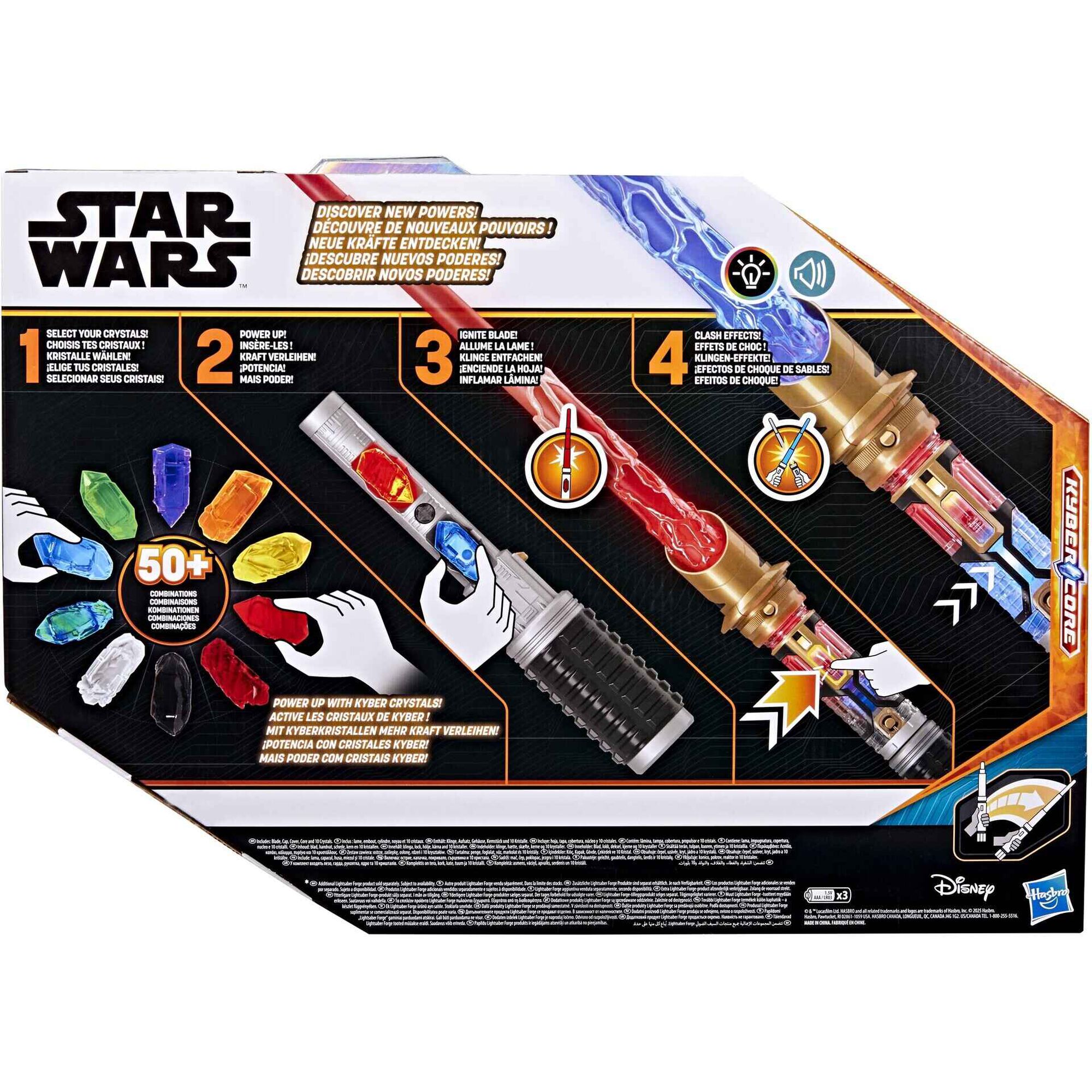 Sabre de Luz Power Cristal  (vários modelos)