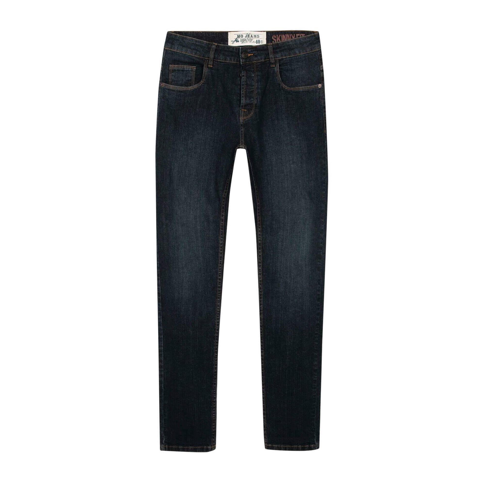 Jeans Skinny Fit Homem Azul Escuro MO