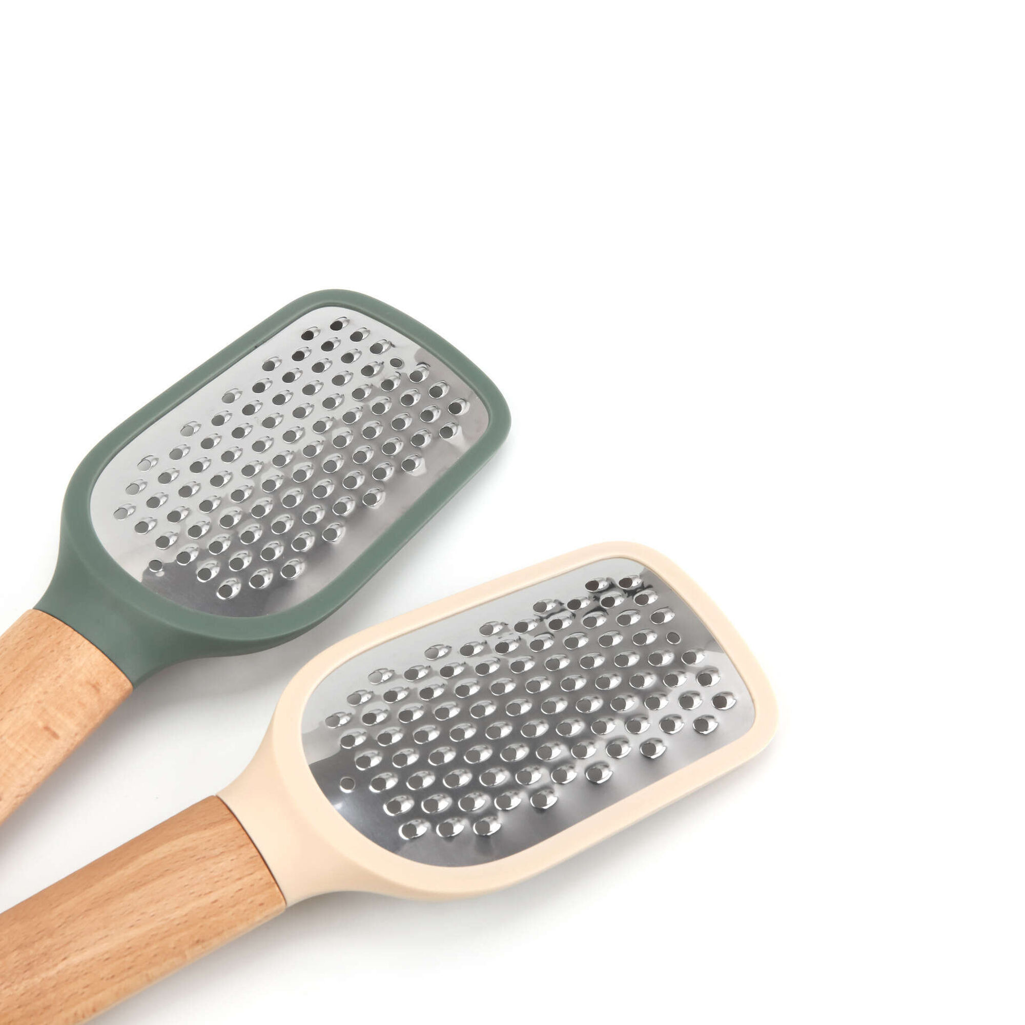 Raspador Aço Inoxidável com Cabo Madeira 4 My Kitchen (várias cores)