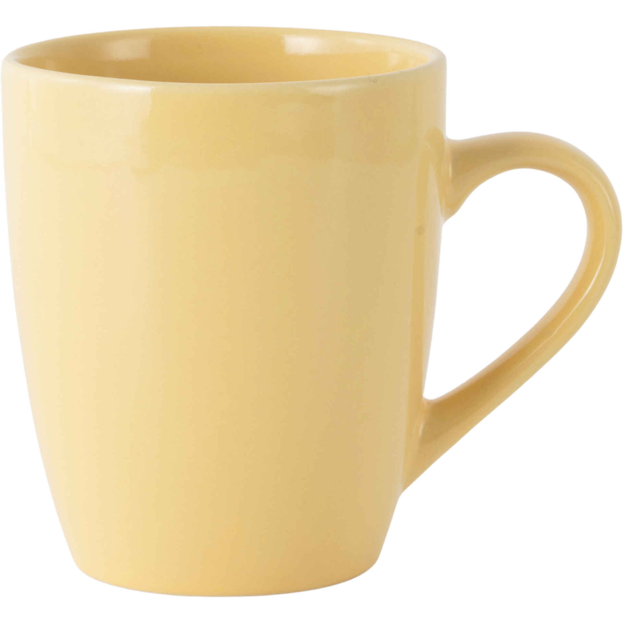 Caneca Ovo 400ml Amarela Jardim Secreto Kasa