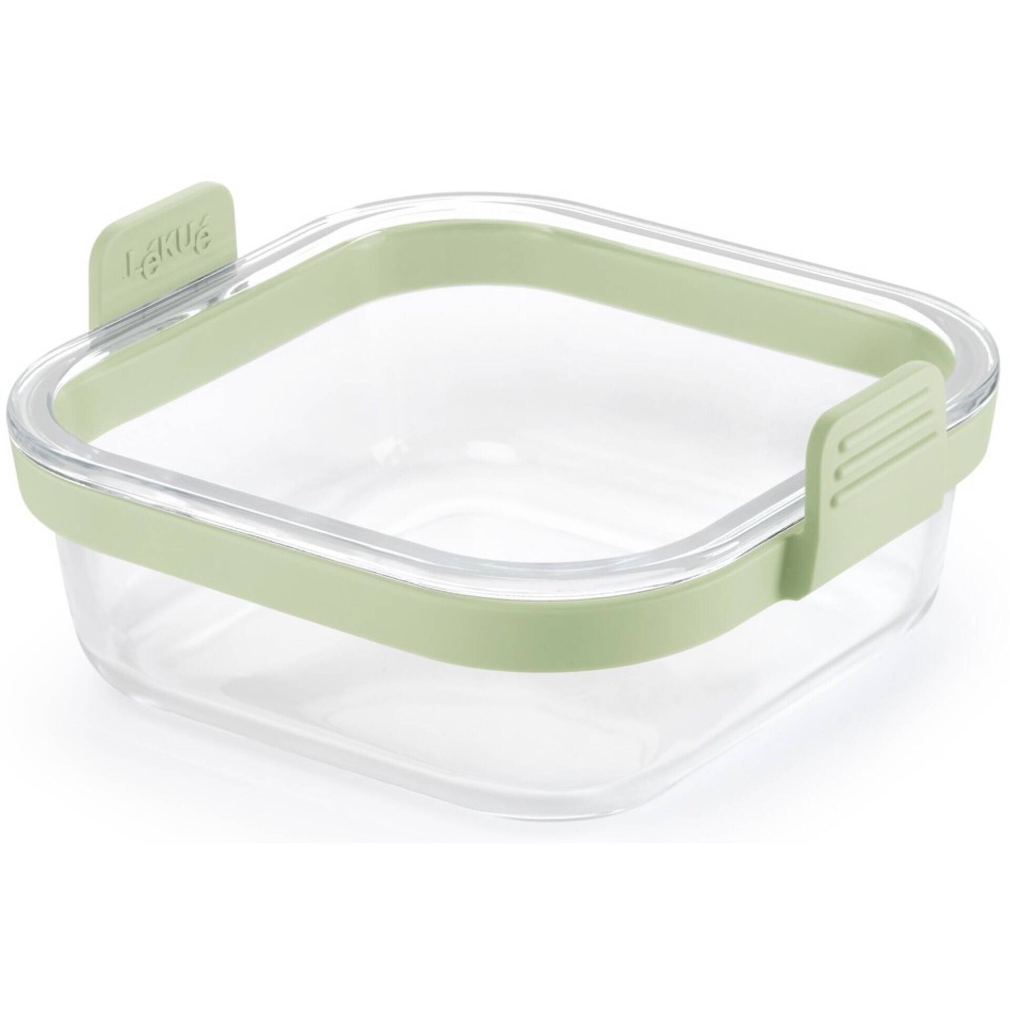 Recipiente Quadrado de Vidro para Airfryer L&eacute;ku&eacute;