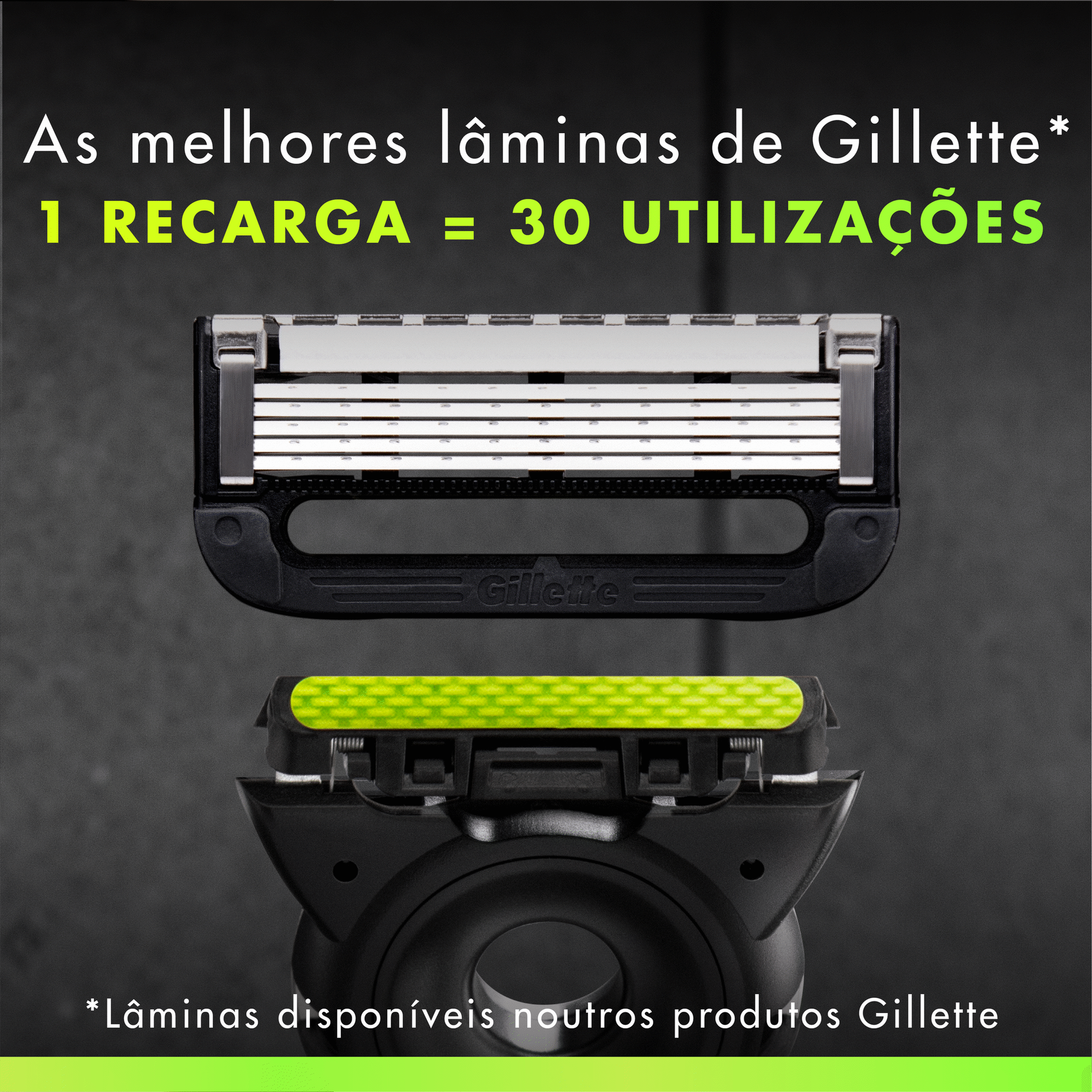 Máquina de Barbear Neon Night + 2 Recargas com Estojo de Viagem