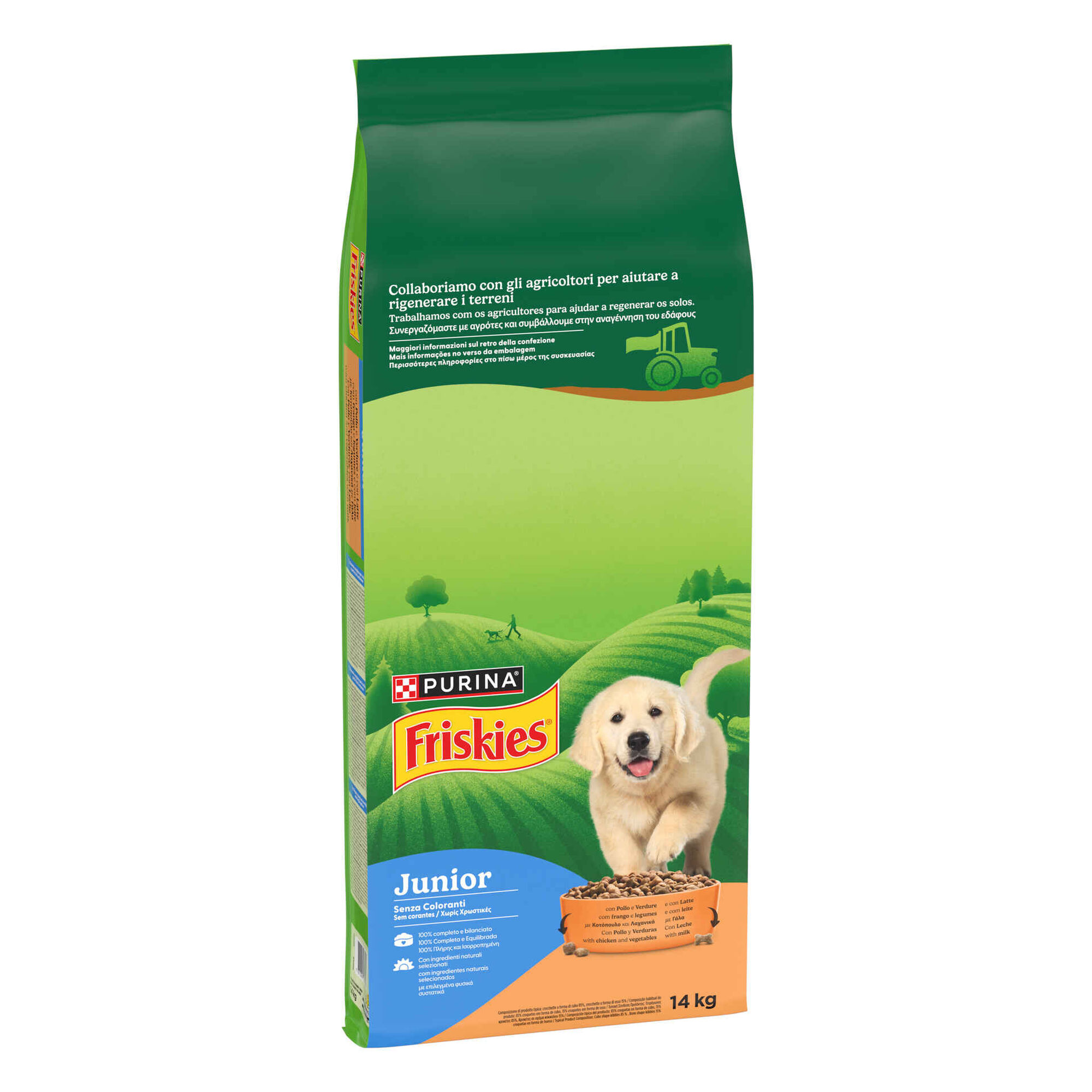 Ra&ccedil;&atilde;o para C&atilde;o J&uacute;nior Balance Frango Purina Friskies