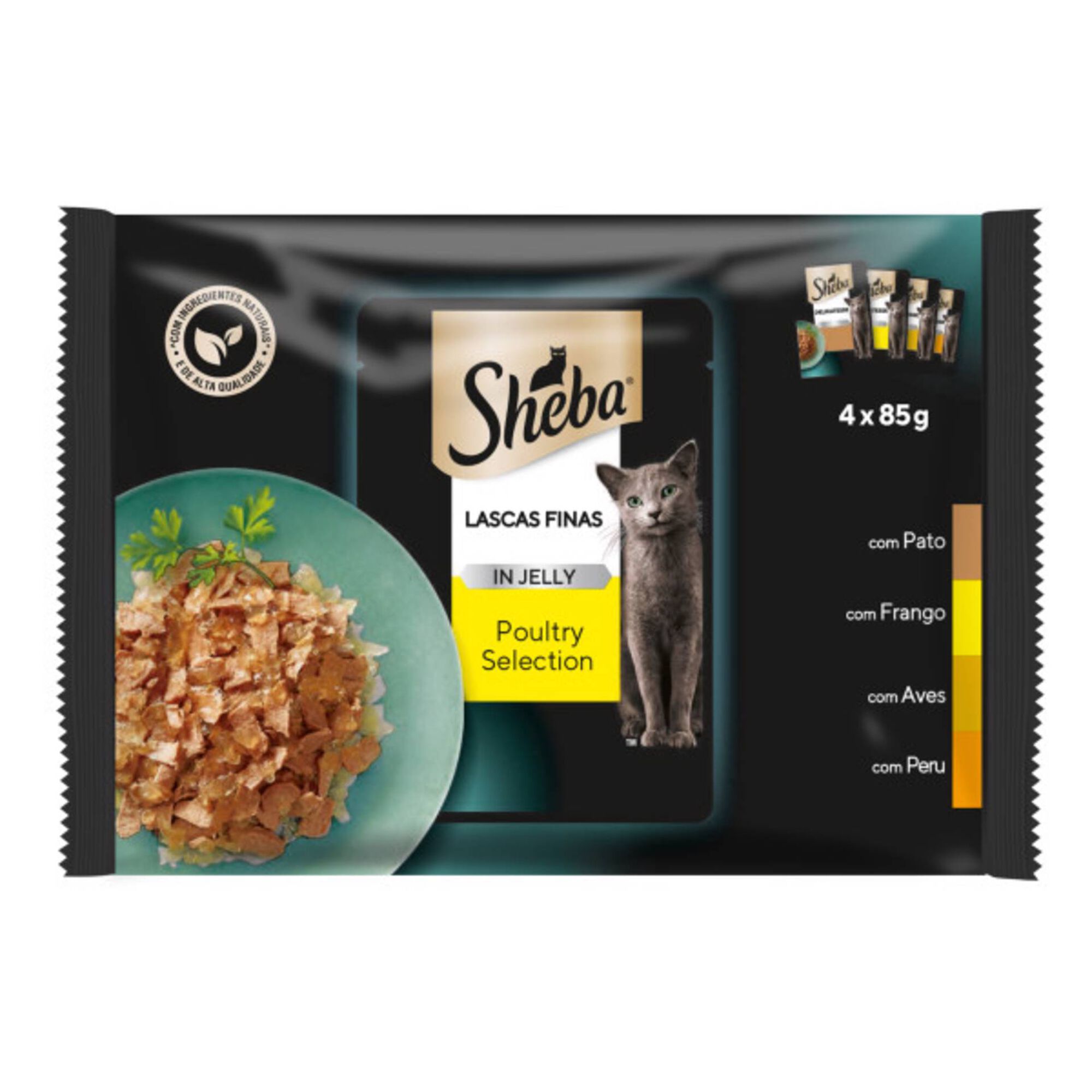 Comida Húmida para Gato Adulto Aves Saquetas