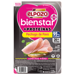 Fiambre de Peito de Peru Fatiado +Proteína ElPozo