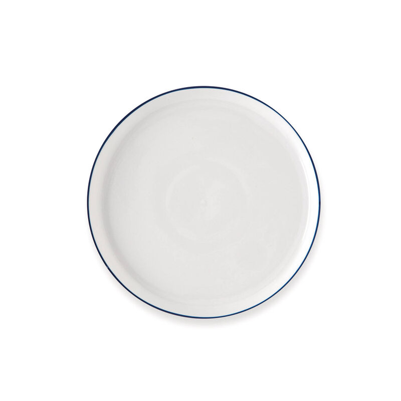 Pratos Sobremesa 20cm Brancos Barra Azul Oslo Alentejo Kasa