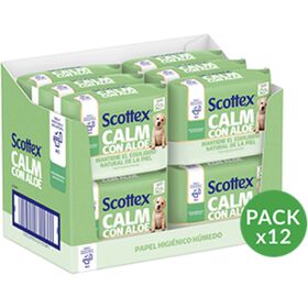 Papel Higi&eacute;nico H&uacute;mido Sensitive Scottex&nbsp;
