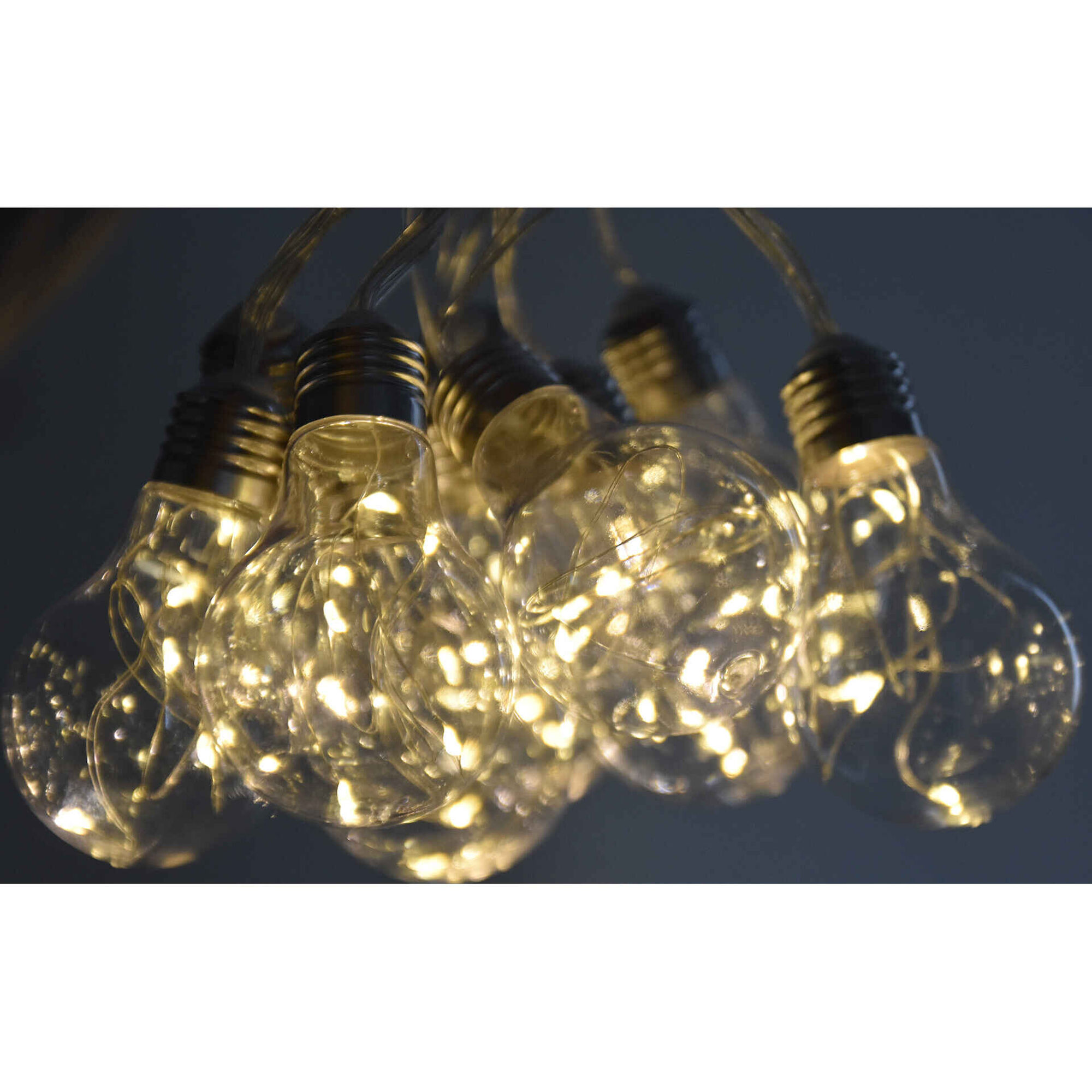 Conjunto de 10 Luzes para Exterior Led Bazar&atilde;o
