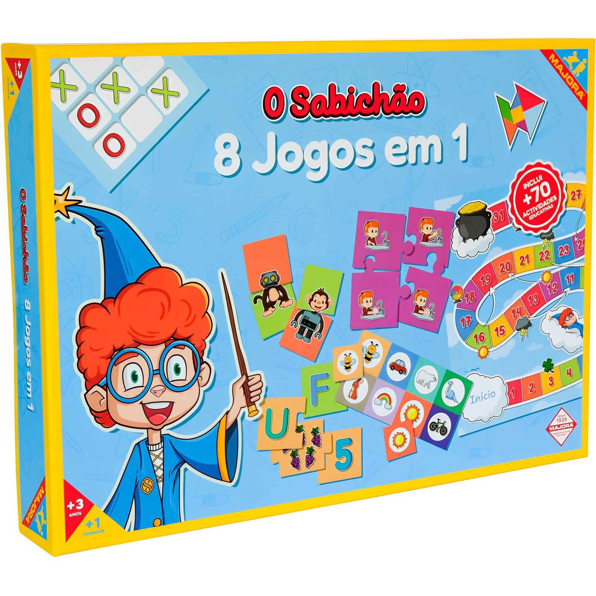 O Sabichão - 8 Jogos em 1 O Sabichão - 8 Jogos em 1