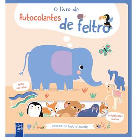 O Livro de Autocolantes de Feltro - Animais de Todo o Mundo de Yoyo Studios