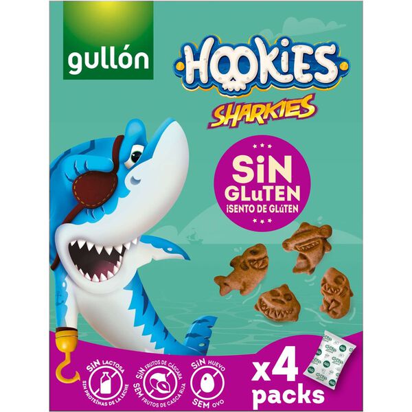 Bolachas Mini Chocolate Hookies sem Glúten Gullón