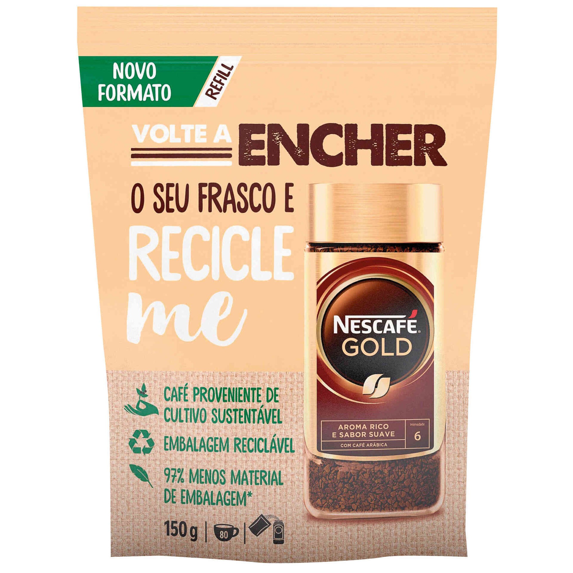 Café Solúvel Gold Refill
