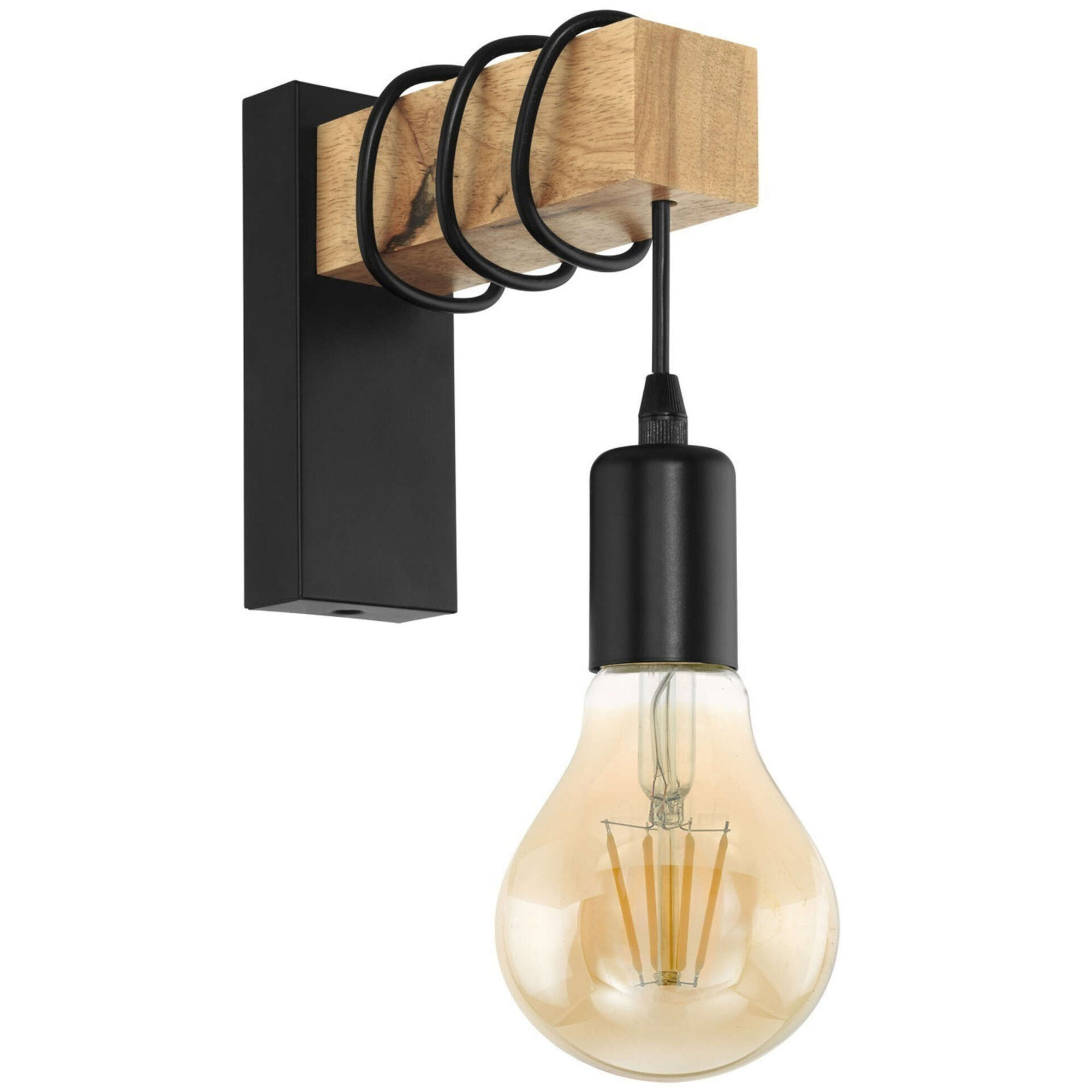 Aplique de Parede Townshend Preto