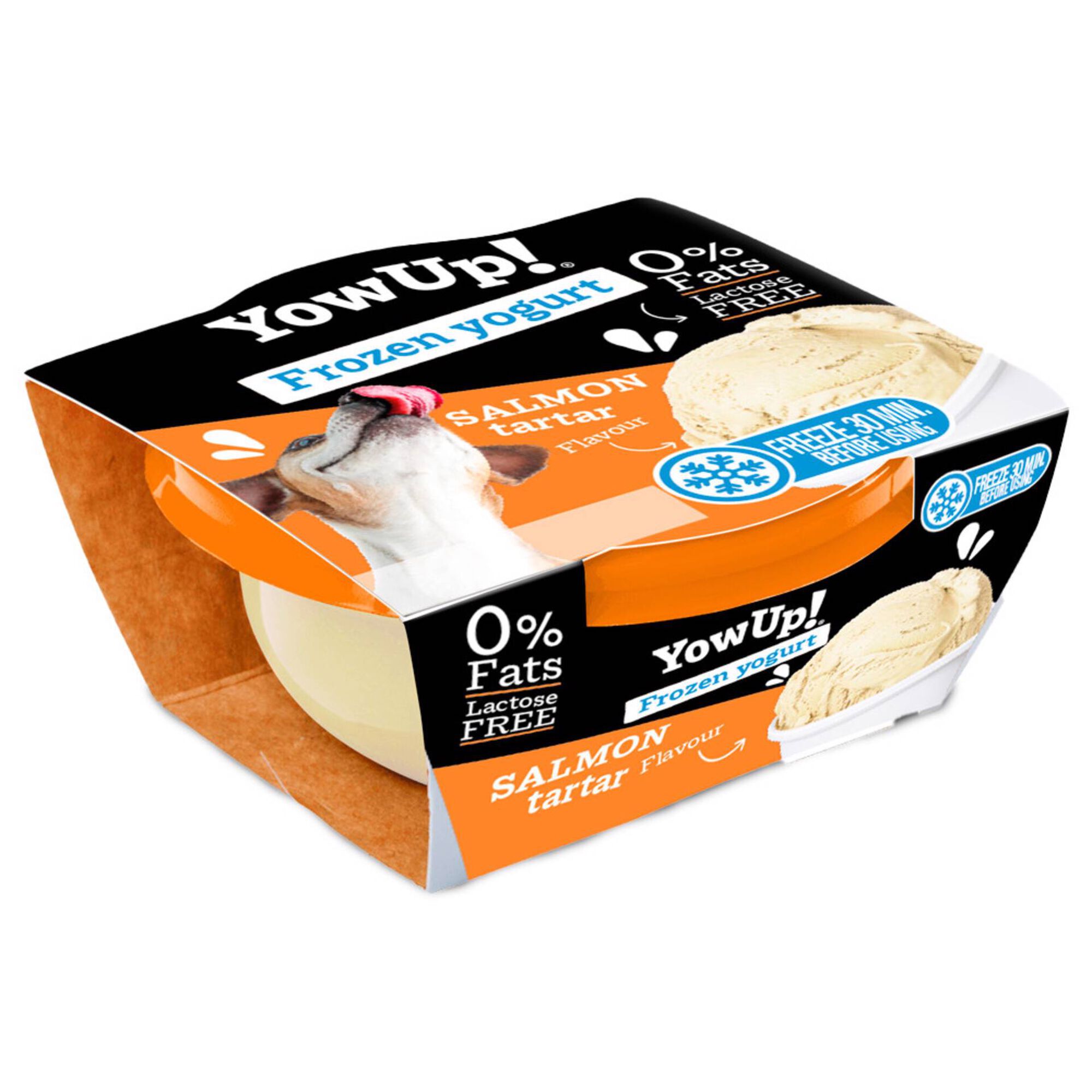 Iogurte Congelado para Cão Salmão Tartar