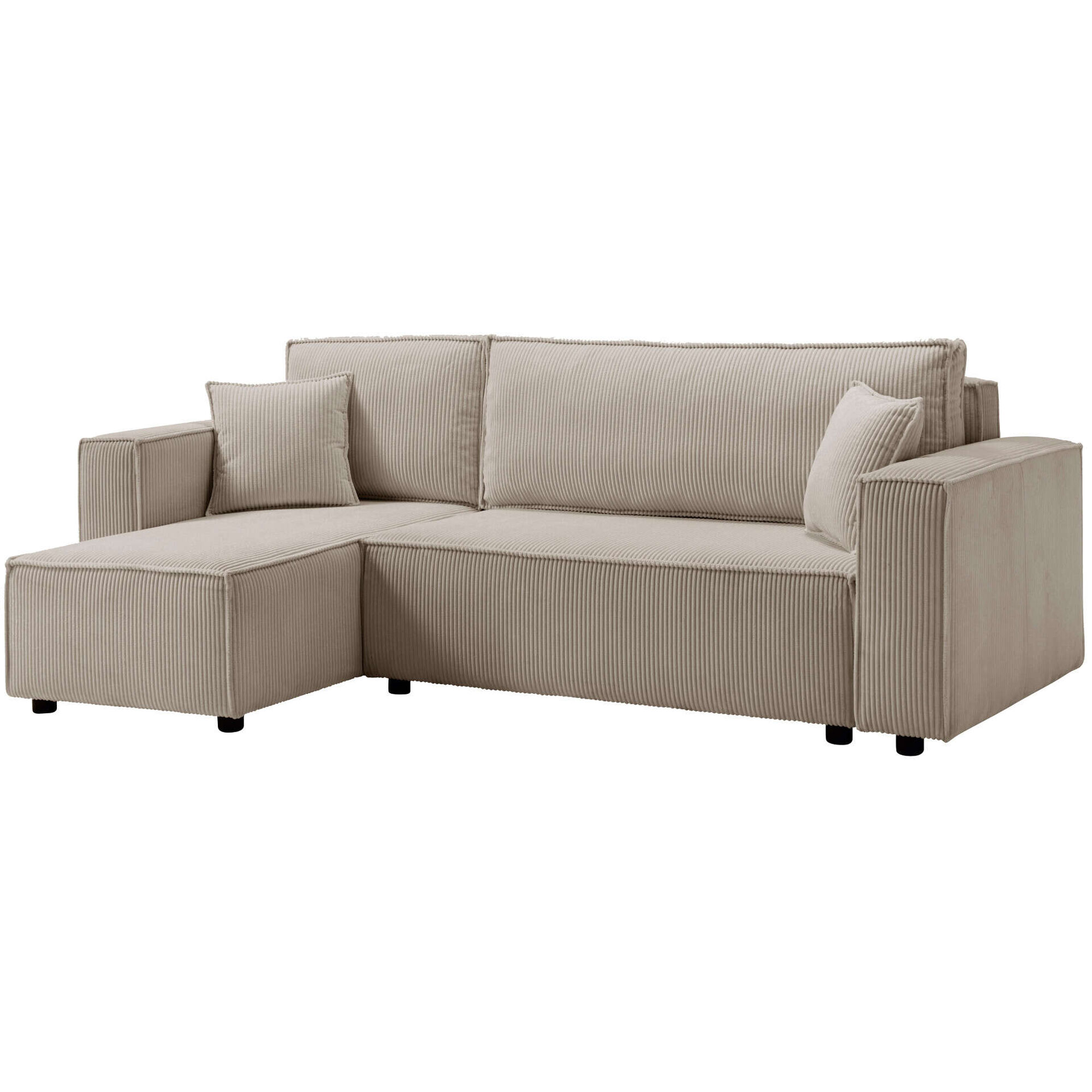 Sof&aacute; Cama 3 Lugares Chaise Longue Scott Kasa