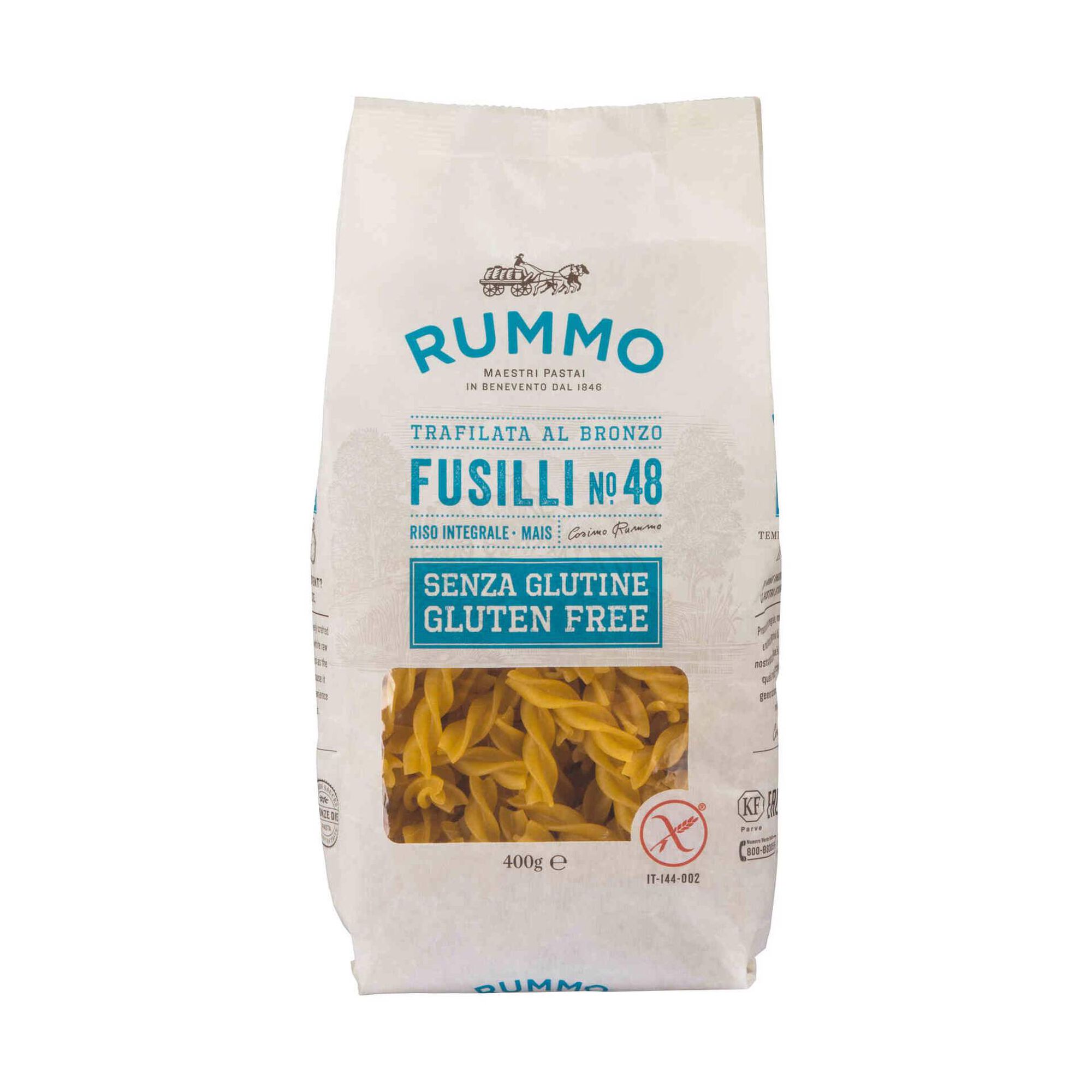 Massa Fusilli sem Glúten