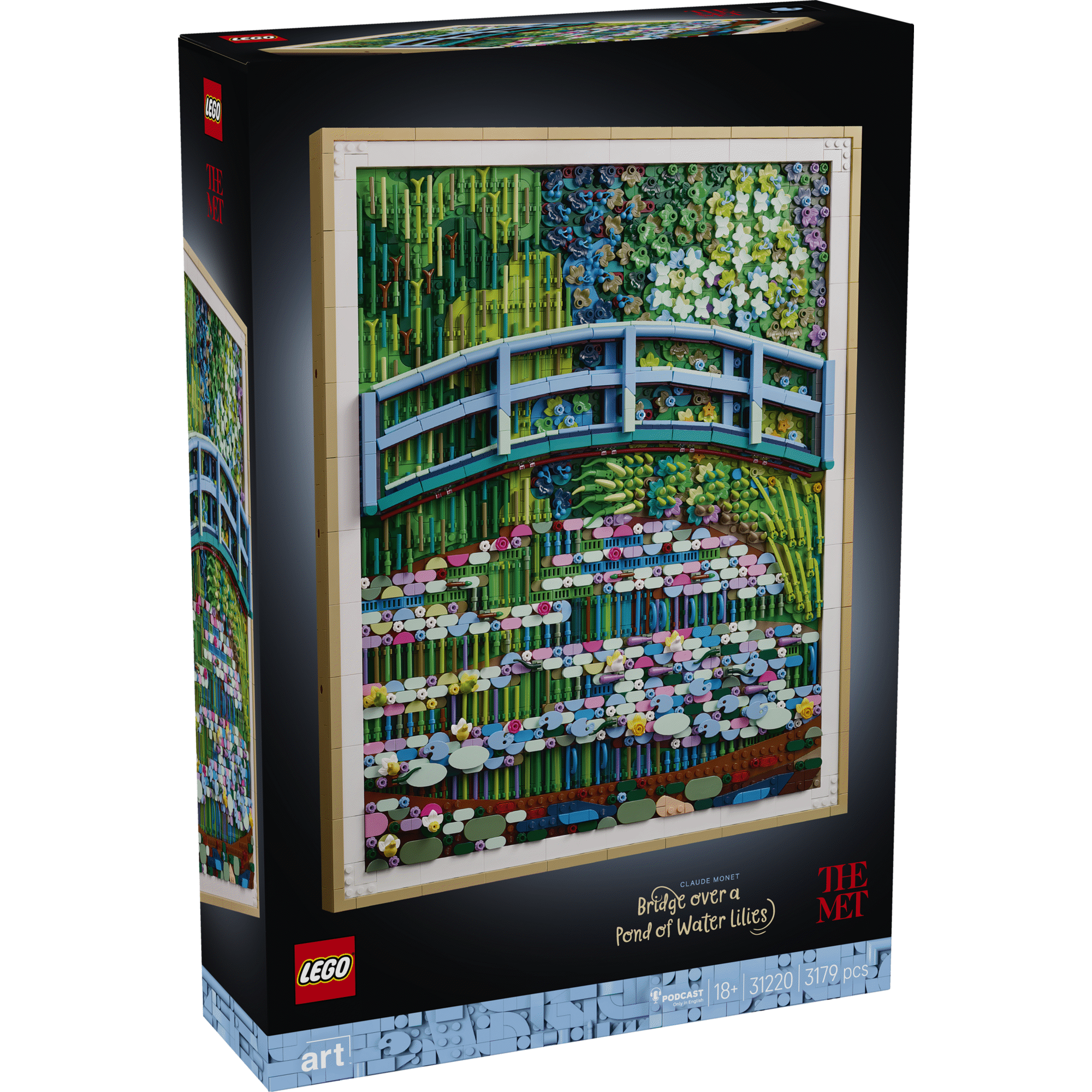 LEGO Art - Claude Monet &ndash; Ponte sobre um Lago de Nen&uacute;fares - 31220
