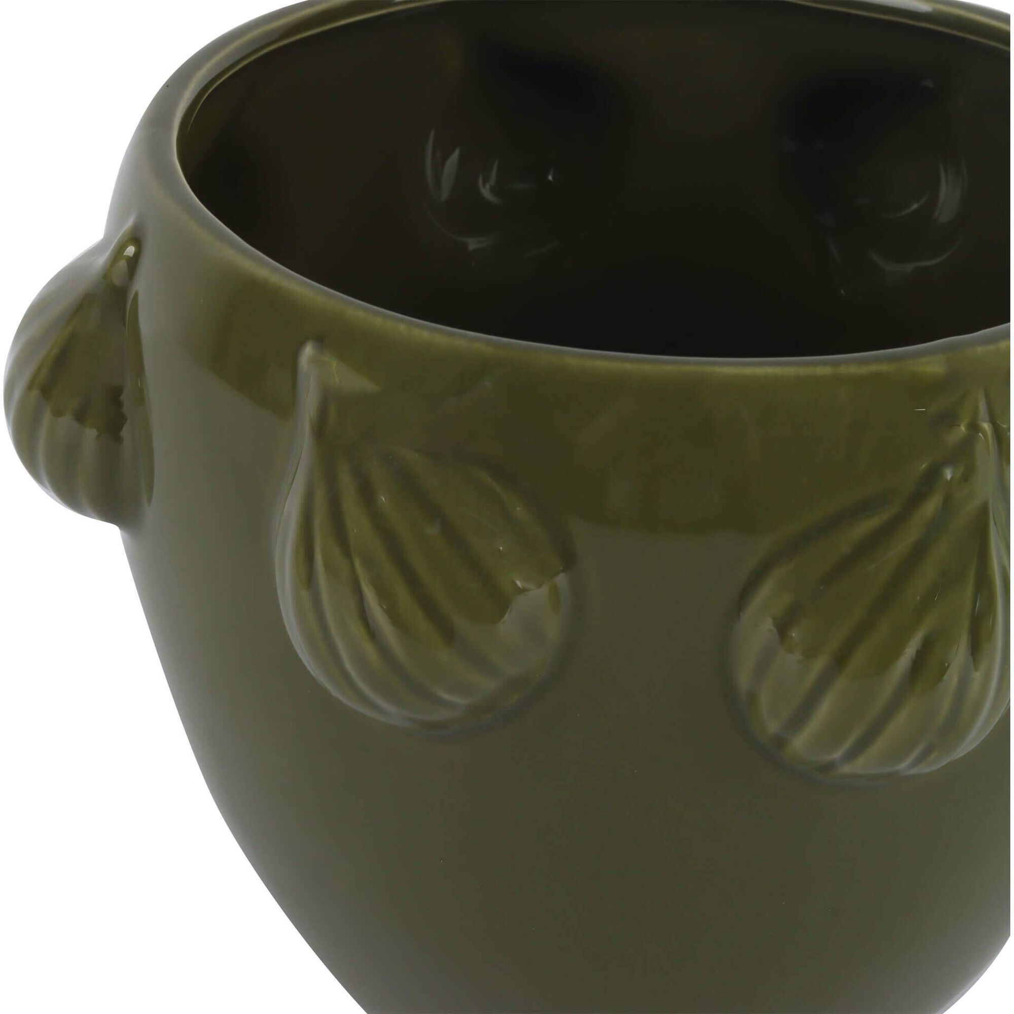 Jarra Baixa Verde Figos Kasa