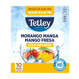 Infusão Fria Morango e Manga Saquetas Infusão Fria Morango e Manga Saquetas