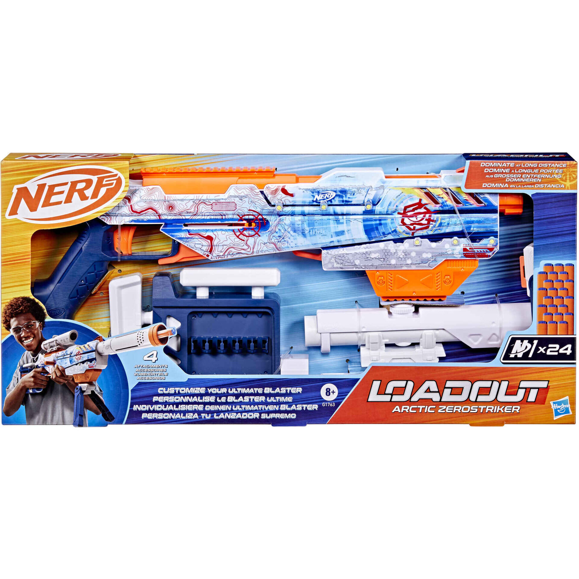 Nerf - Lan&ccedil;ador Loadout Arctic Zerostriker